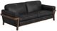 International Furniture Direct Loft Brown Black Sofa-0