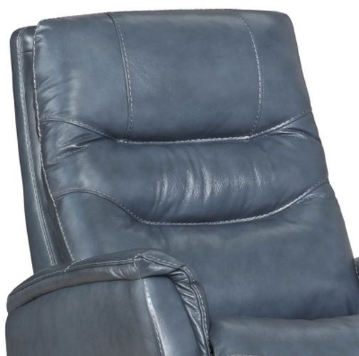HomeStretch Revelation Medium Blue Manual Swivel Glider Recliner-2