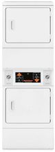 Speed Queen® Commercial 7.0 Cu. Ft. Dryer, 7.0 Cu. Ft. Dryer White Stack Laundry-0