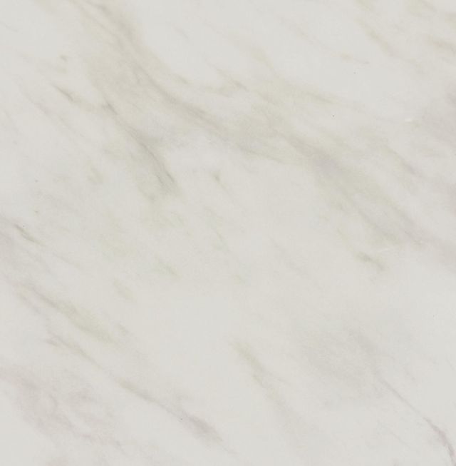 Elements International Sylvie White Faux Marble Top Dining Table with Natural Base-2