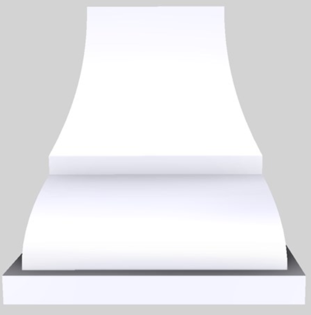 Vent-A-Hood® Designer Series 36" White Island Range Hood-1
