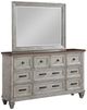 New Classic® Home Furnishings Mariana Vintage Creme Dresser and Mirror-0