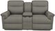 La-Z-Boy® Jay Flannel Power Reclining Loveseat with Console and Headrest-1