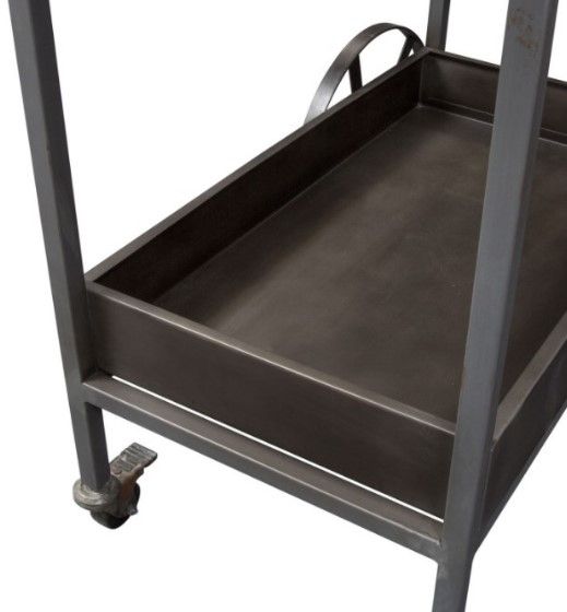 Liberty Furniture Raven Iron/Nutmeg Accent Bar Trolley-3