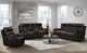 Elements International Trinidad Pebble Brown Power Recliner-3