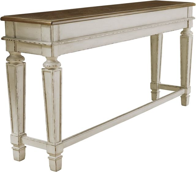 Signature Design by Ashley® Realyn 4-Piece Chipped White Counter Table Set-3