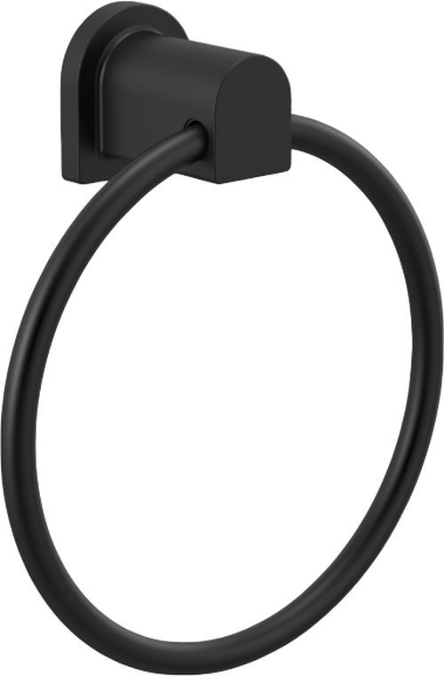 PEERLESS® Xander® Matte Black Towel Ring-0