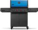 Napoleon 50th Anniversary Edition Prestige® 500 4-Burner Black Freestanding Liquid Propane Grill with Heritage Blue Lid-1