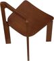 Moe's Home Collection Daifuku 2-Piece Brown Dining Side Chair Set-4