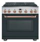 Café™ 36" Matte Black Professional Style Dual Fuel Range-4