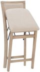 Linon Keira Gray Wash Folding Counter Stool-4