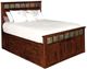 Sunny Designs™ Santa Fe Dark Chocolate Queen Storage Panel Bed-0