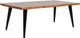 Jofran Inc. Prelude Suede Rectangle Coffee Table with Black Base-0