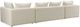 TOV Furniture Hangover 3-Piece Off-White 145" Modular Sofa-3