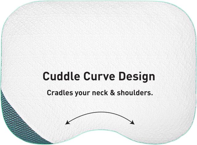 BEDGEAR® Medium Firm Cuddle Curve Pillow-2
