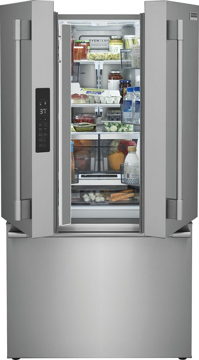Frigidaire Professional® 36 in. 23.3 Cu. Ft. Smudge-Proof® Stainless Steel Counter Depth French Door Refrigerator-9