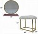 ACME Furniture Adao 2-Piece Gold Vanity Set-2