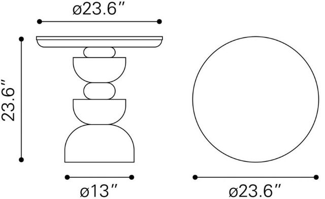 Zuo® Modern Bilanka Natural Accent End Table-2