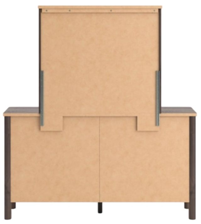 Signature Design by Ashley® Pamytta Brown Dresser and Mirror-3