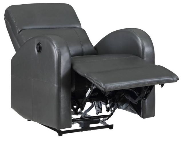 Coaster® Grant Gray Power Recliner-3