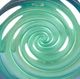 A & B Home Blue Gradient Glass Charger-2