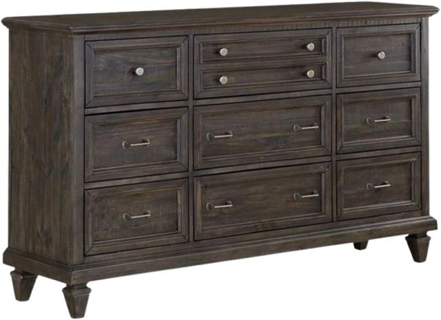 Magnussen Home® Calistoga Weathered Charcoal Drawer Dresser-0