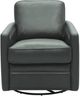 Leather Italia™ Georgetowne Turner Forest Green Swivel Glider Chair-0