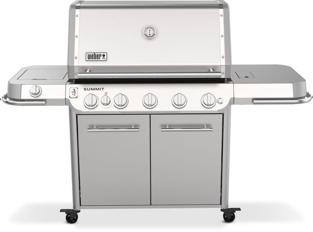 Weber® Summit® FS38 S 5-Burner Stainless Steel Freestanding Liquid Propane Grill-0