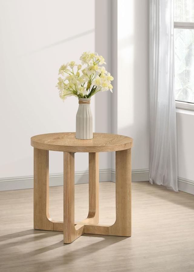 Coaster® Kessler Light Oak End Table-1