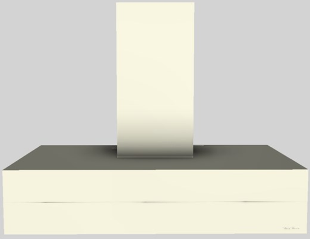 Vent-A-Hood® 42" Biscuit Contemporary Wall Mounted Range Hood-0