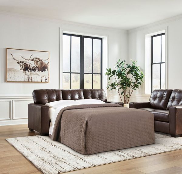 Signature Design by Ashley Santorine Dark Brown Queen Sofa Sleeper