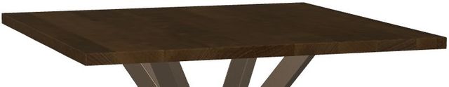 Amisco Customizable Asterisk Square Counter-Height Table with Starburst Stand -1