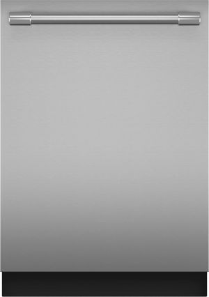 Thermador® Emerald® 24" Stainless Steel Top Control Built In Dishwasher Front view of the Thermador® Emerald® 24" Stainless Steel Top Control Built In Dishwasher