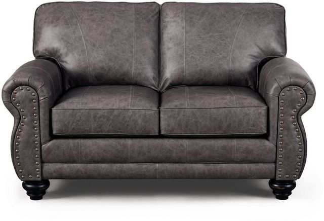 Best® Home Furnishings Customizable Noble Leather Stationary Loveseat-3
