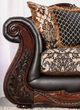 Furniture of America® Jamael 2-Piece Brown/Espresso Sofa and Loveseat-3