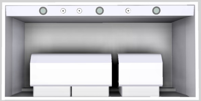 Vent-A-Hood® Designer Series 48" White Wall Mounted Range Hood-3