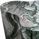 TOV Furniture Slab Gray 22" Marble Concrete Indoor/Outdoor Side Table-4