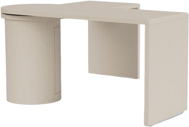 Riverside Furniture Maren White Sand Swivel Desk-3