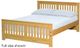 Crate Designs™ Furniture Classic Twin XL Shaker Bed-0