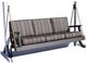 Nature's Best Furniture Customizable Chalet Fabric/Polyethylene Outdoor Swing Sofa-0