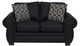 Dynasty Furniture Black Loveseat-0