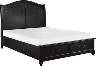 Homelegance® Herman Charcoal Brown Queen Platform Storage Bed