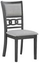 New Classic® Home Furnishings Gia 5-Piece Gray Dining Set-3