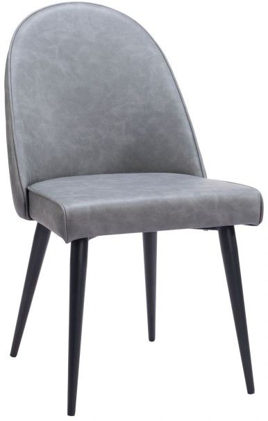 Zuo® Modern Silloth Gray/Black Dining Side Chair-0