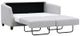 Luonto® Furniture Monika Gray Full Loveseat Sleeper-0