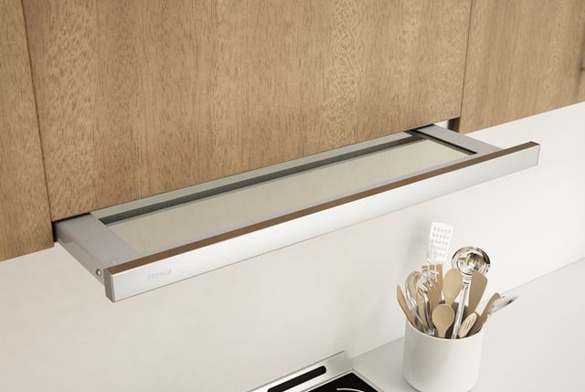 Zephyr Essentials Europa Pisa 36" Stainless Steel with Glass Under Cabinet Hood-2