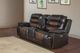 New Classic® Home Furnishings Nikko Brown Dual Power Reclining Console Loveseat-1