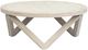 Magnussen Home® Bostwick Coconut Cream Round Cocktail Table-3