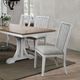 Winners Only® Highland Antique White/Light Brown Dining Side Chair-1