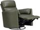 Parker House® Radius Lyric Sage Leather Power Swivel Glider Recliner P1-1